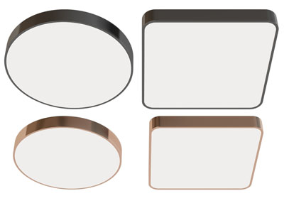 现代方形圆形吊灯