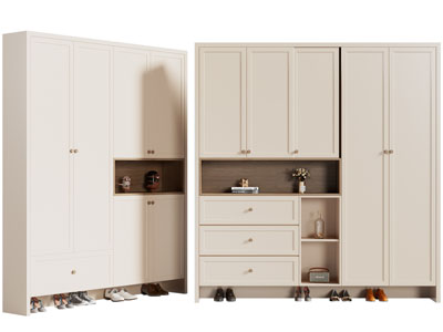 现代玄关装饰鞋柜