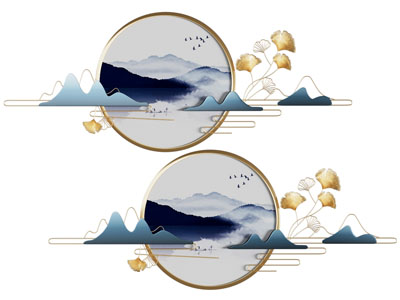 新中式墙饰挂件
