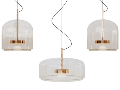 现代玻璃灯罩吊灯