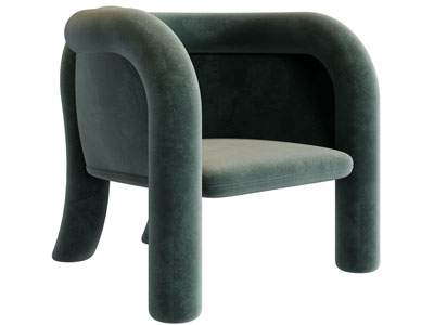 现代单人沙发3d模型 现代单人沙发