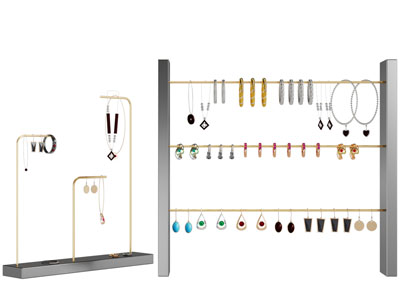 现代珠宝首饰展示架