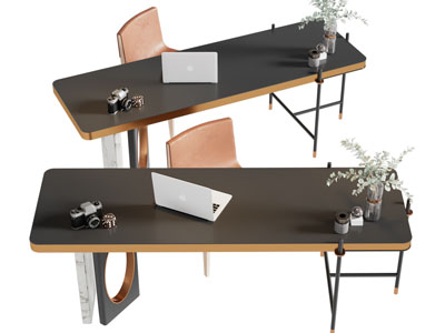 现代书桌椅组合