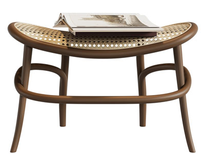 新中式藤编凳子