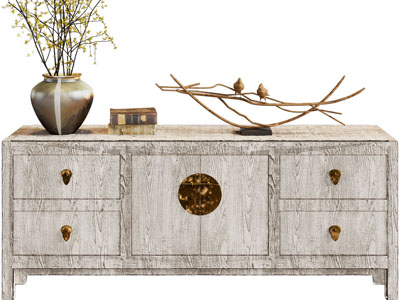 新中式玄关柜、边柜