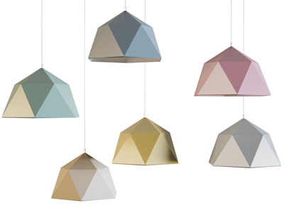 北欧几何灯罩吊灯