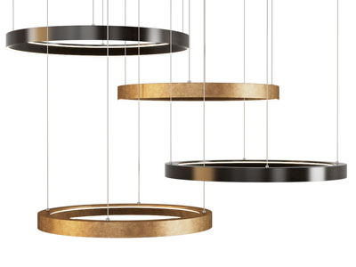 现代圆环吊灯