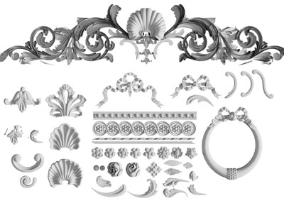 欧式雕花装饰构件