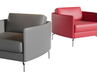 现代单人沙发3d模型 现代单人沙发