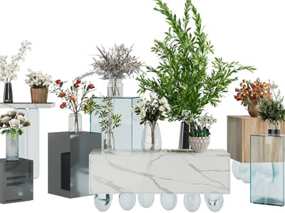 现代长方形茶几、边几