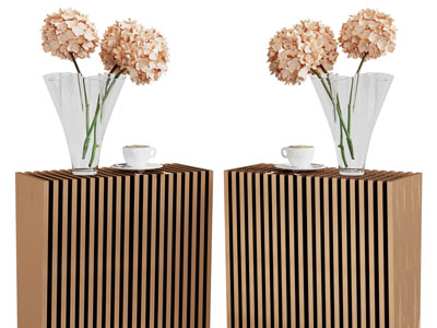 现代玻璃花瓶花卉