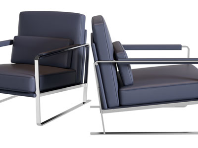 现代单人沙发3d模型 现代单人沙发