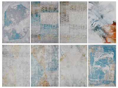 现代长方形地毯