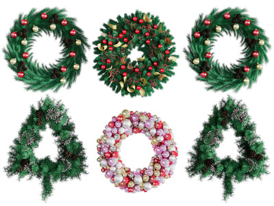 现代圣诞节墙饰挂件