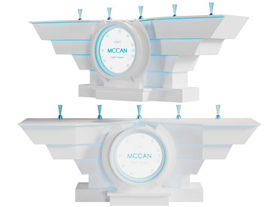 后现代前台接待台
