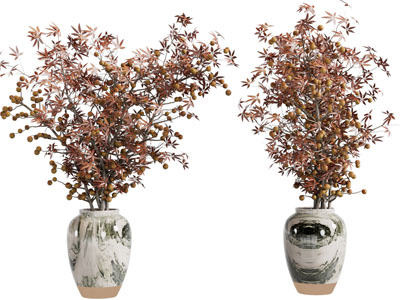 新中式陶瓷花瓶花卉