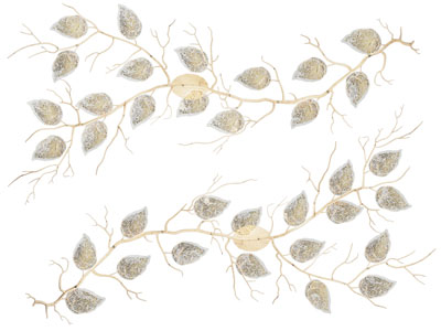 现代树枝树叶墙饰挂件