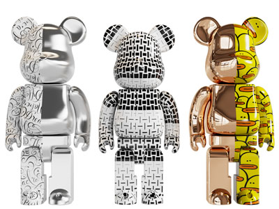 现代暴力熊摆件组合