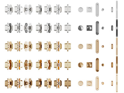 现代门合页、折页铰链3d模型 现代门合页、折页铰链