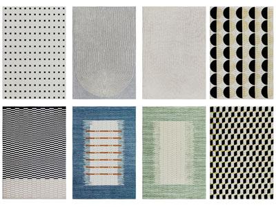 现代长方形地毯