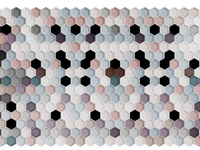 现代多边形蜂巢造的背景墙3d模型 现代多边形蜂巢造的背景墙