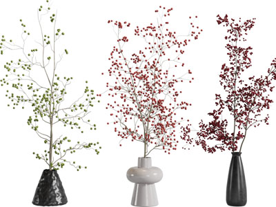 新中式陶瓷花瓶花卉