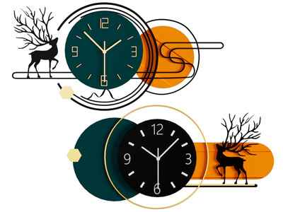 现代钟表、墙饰挂件3d模型 现代钟表、墙饰挂件