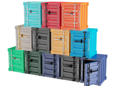 工业风loft集装箱造床头柜