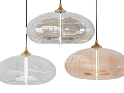 现代玻璃吊灯