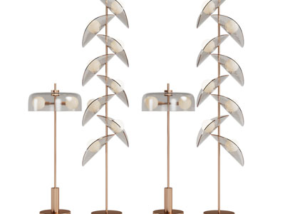 现代轻奢落地灯