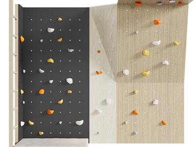 现代室内儿童攀岩墙3d模型 现代室内儿童攀岩墙