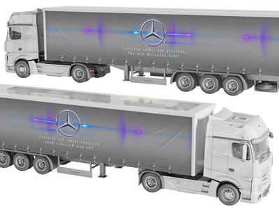 现代货车卡车汽车3d模型 现代货车卡车汽车