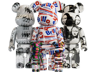 现代暴力熊摆件组合