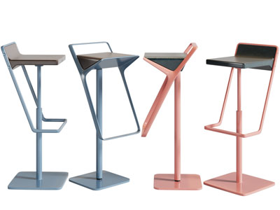 现代带脚蹬的吧椅