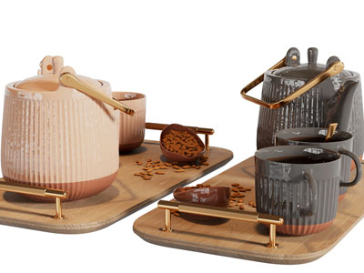 现代轻奢陶瓷茶具杯子