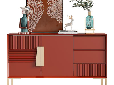 现代轻奢玄关柜、边柜