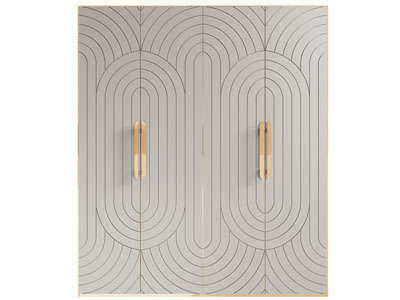 现代轻奢衣柜3d模型 现代轻奢衣柜