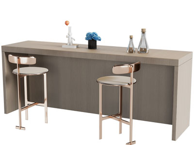 现代吧台、吧椅