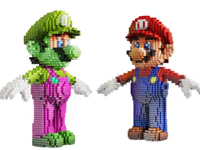 现代乐高玩具积木人