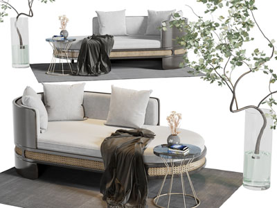 新中式贵妃椅、美人榻