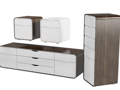 现代长方形电视柜、边柜