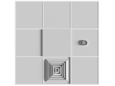 现代集成吊顶、排风扇3d模型 现代集成吊顶、排风扇