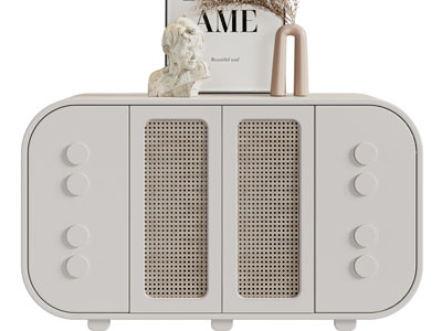 侘寂风玄关柜、边柜