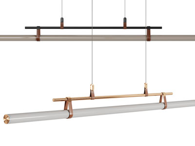 现代长条形吊灯