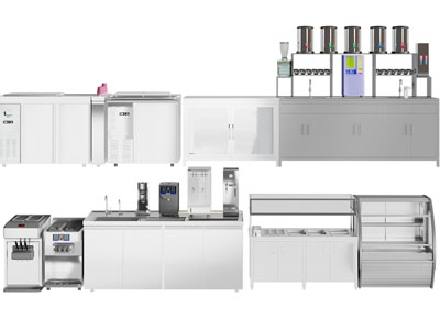 现代不锈钢后厨设备3d模型 现代不锈钢后厨设备