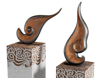 新中式祥云雕塑雕刻