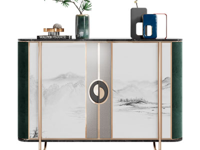 新中式玄关柜、边柜