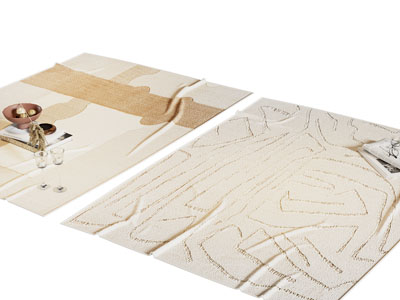 侘寂风长方形地毯