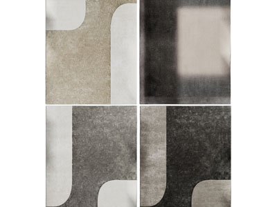 侘寂风长方形地毯