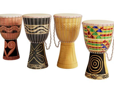 现代非洲鼓3d模型 现代非洲鼓